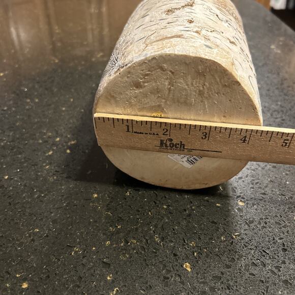 Rustic Lodge Utensil Crock made By Evergreen With Pine Cone And Wilderness Theme - Picture 11 of 12